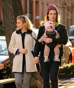 Sienna Miller and Tom Sturridge with their daughter