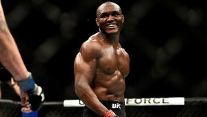 Kamaru Usman smile