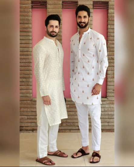 Danish Taimoor With his brother Zahid Taimoor