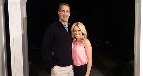 Lisa Kerney With Her Husband Patrick Kerney