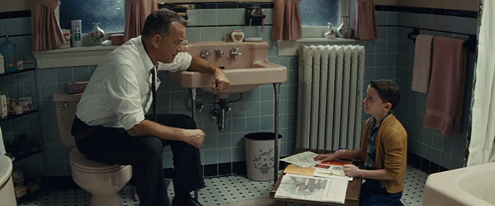 Noah with Tom Hanks in Bridge Of Spies