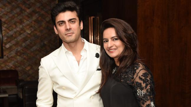 Fawad Khan With his wife