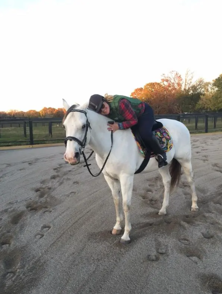 Kelly with her horse