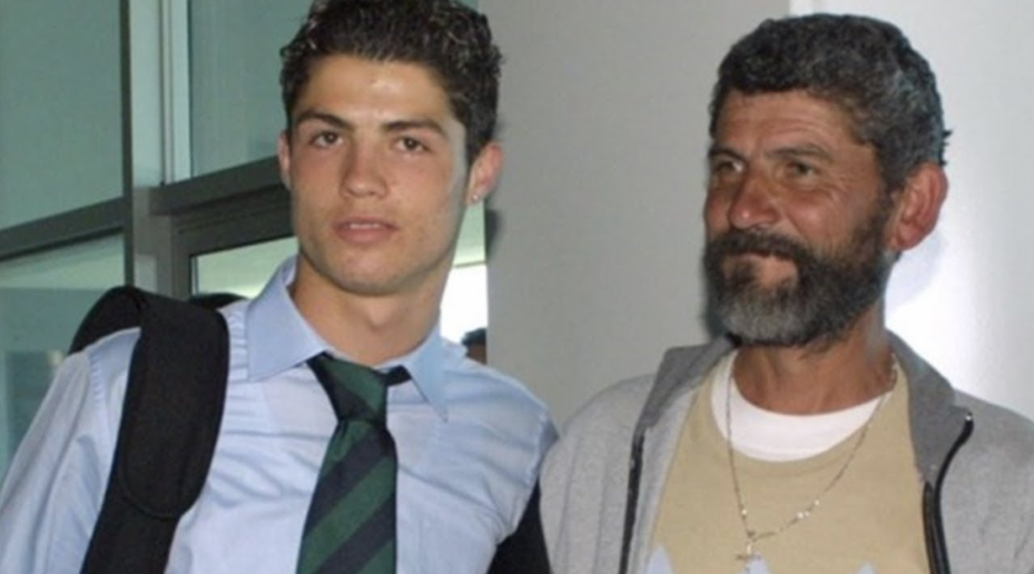 Ronaldo With his Father