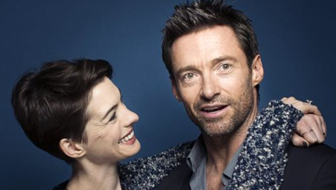 Anne Hathaway With Hugh Jackman