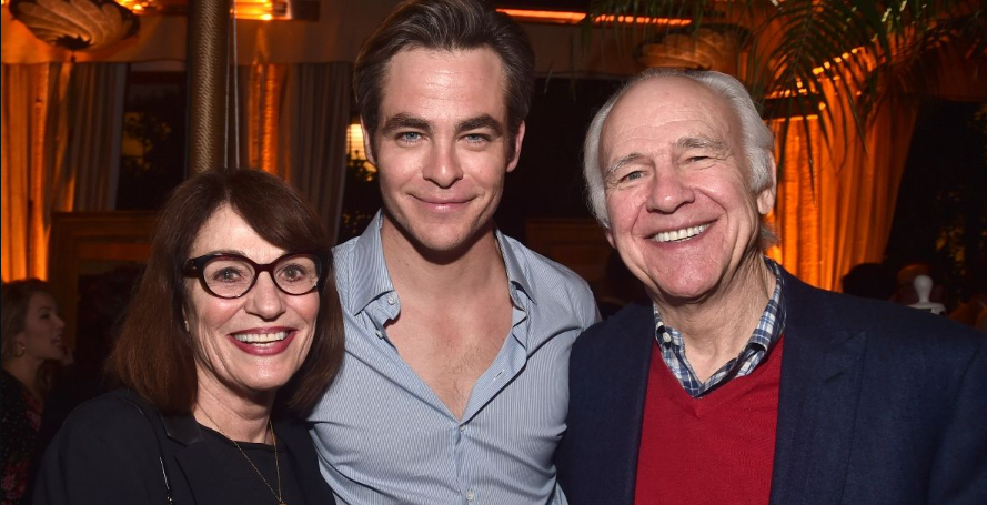 Chris With his Father and Mother