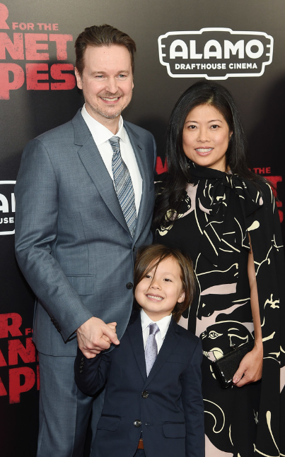 Matt Reeves with his family