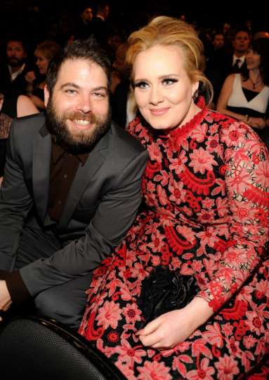 Adele with her ex husband