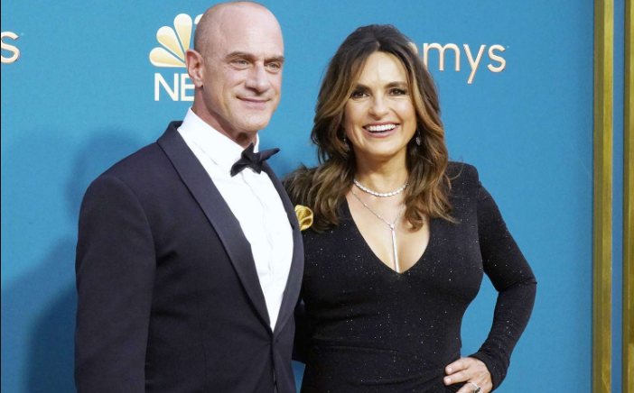 Mariska Hargitay with Meloni