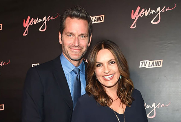 Mariska Hargitay with her husband