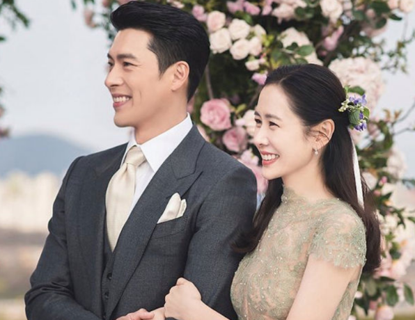 Son Ye-Jin with her husband