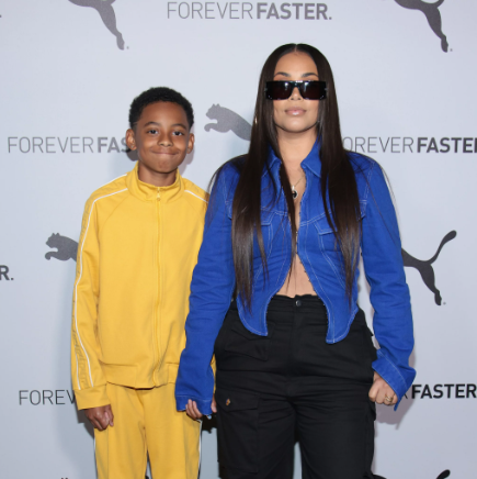 Lauren London with her son