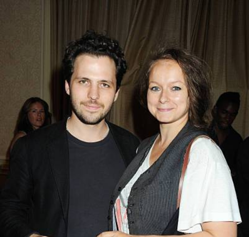 Samantha Morton with her husband