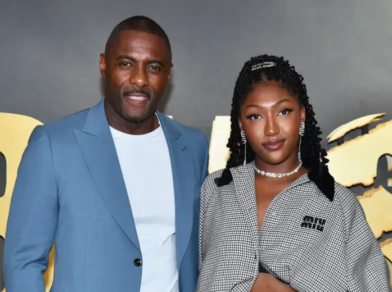 Idris Elba with his daughter